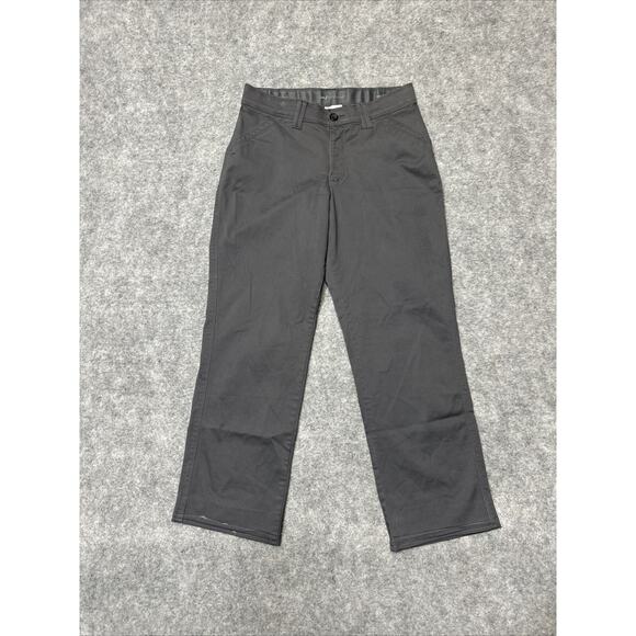 Lee Sinfully Soft Women's Bootcut Chino Pants 10S Short Gray Pants - Picture 1 of 9